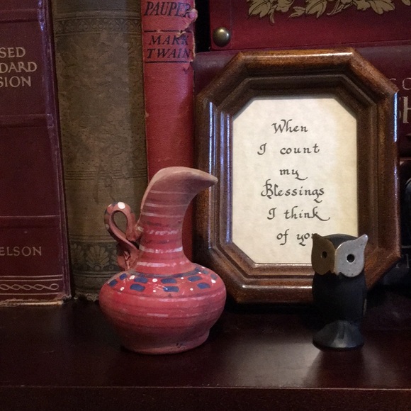 Antique Handmade Clay Pottery Pitcher Mexico HOST PICK - Picture 2 of 8